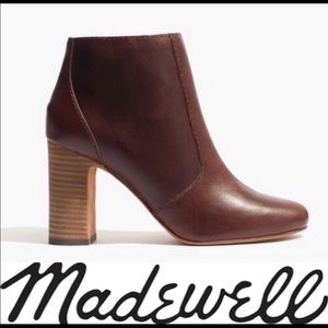 Madewell Cherry Wood High-Heel Boots